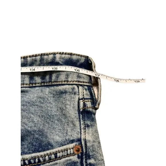 Dear John Women's Flared Side-Slit Hem Jeans Size 31 Light Wash - Picture 6 of 10